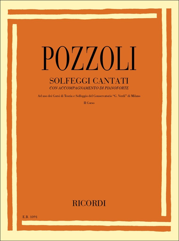 Solfeggi Cantati Con Accompagnamento Di Pianoforte